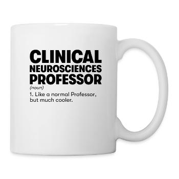 Professeur de neurosciences cliniques - Mug blanc - blanc - Droite