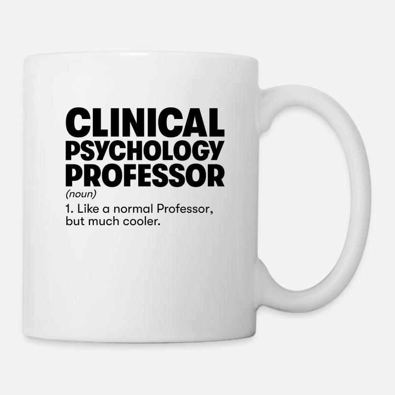 Professeur de psychologie clinique - Mug blanc - blanc