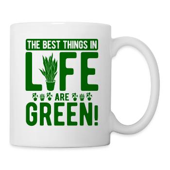 Landschaftsgärtner Hobbygärtner Gärtner - Tasse - Weiß - Rechts
