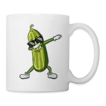 Dabbing Pickle Dancing Cucumber lover Funny Dab - Mug blanc - blanc - Droite