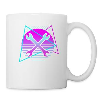 Retro Vintage Classic Mechanic Mechanical - Mug - white - Right