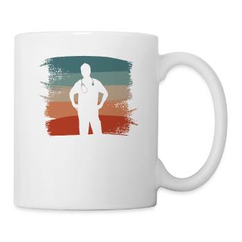 Retro Vintage Classic Doctor Medical - Mug - white - Right