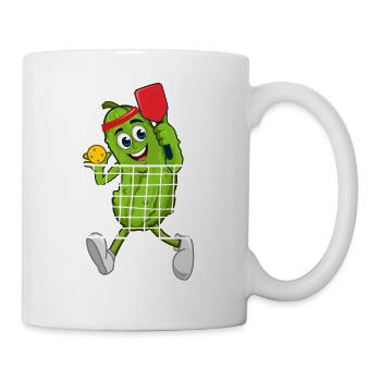 Pickle Playing Pickleball - Lustiger Pickleball-Sport - Tasse - Weiß - Rechts