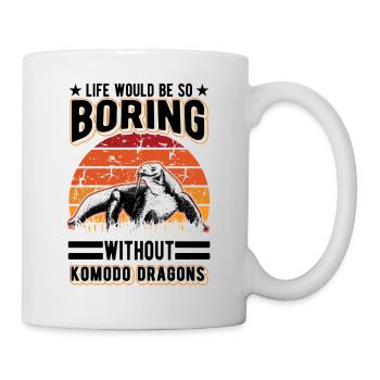 Komodo dragon Gift Komodo Dragon monitor lizard - Mug - white - Right