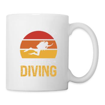 Sporttauchen Geschenk Unterwasser Sporttaucher - Tasse - Weiß - Rechts