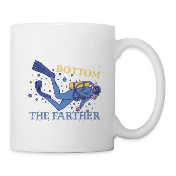 Sporttauchen Geschenk Unterwasser Sporttaucher - Tasse - Weiß - Rechts