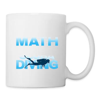 Sporttauchen Geschenk Unterwasser Sporttaucher - Tasse - Weiß - Rechts