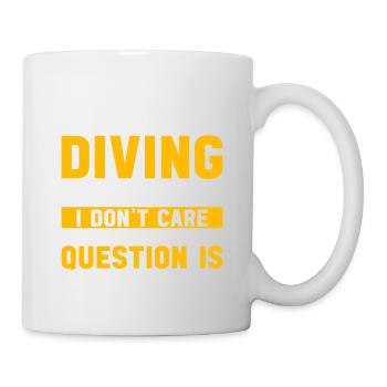 Sporttauchen Geschenk Unterwasser Sporttaucher - Tasse - Weiß - Rechts