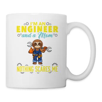 I'm An Engineer And A Mom Nothing Scares Me - Mug - white - Right