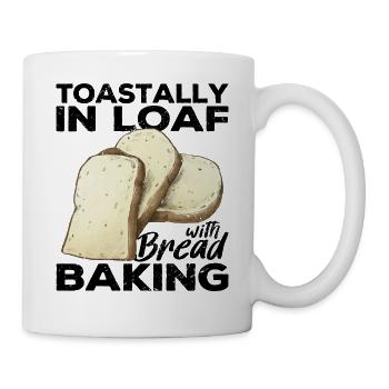 Funny bread baker - Mug - white - Right