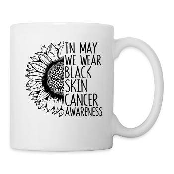 Skin Cancer Awareness Sunflower - Mug - white - Right