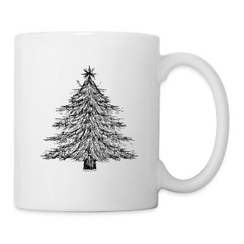Arbre de Noël Arbre de Noël Vacances Hiver 6 - Mug blanc - blanc - Droite