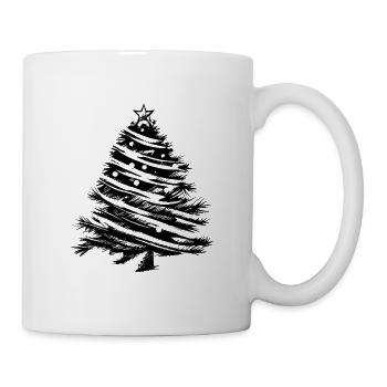 Arbre de Noël Arbre de Noël Vacances Hiver 16 - Mug blanc - blanc - Droite