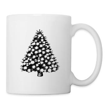 Arbre de Noël Arbre de Noël Vacances Hiver 11 - Mug blanc - blanc - Droite