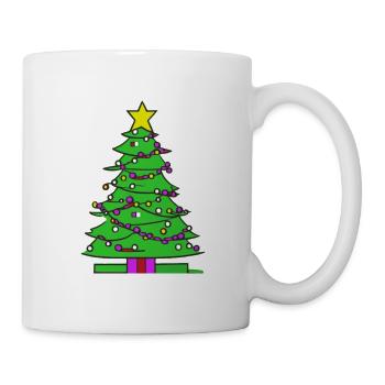 Arbre de Noël Arbre de Noël Vacances Hiver 18 - Mug blanc - blanc - Droite
