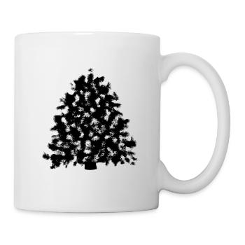 Arbre de Noël Arbre de Noël Vacances Hiver 17 - Mug blanc - blanc - Droite