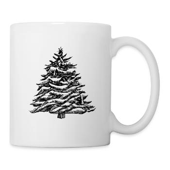 Arbre de Noël Arbre de Noël Vacances Hiver 14 - Mug blanc - blanc - Droite