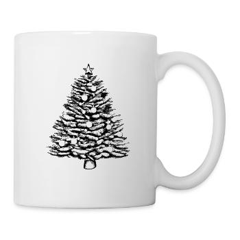 Arbre de Noël Arbre de Noël Vacances Hiver 20 - Mug blanc - blanc - Droite
