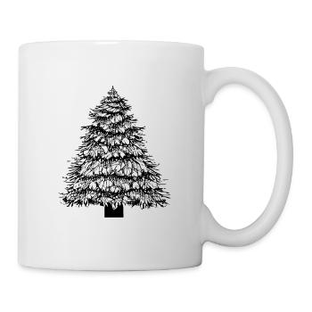 Christmas Tree Christmas Tree Holiday Winter 8 - Mug - white - Right