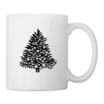 Arbre de Noël Arbre de Noël Vacances Hiver 27 - Mug blanc - blanc - Droite