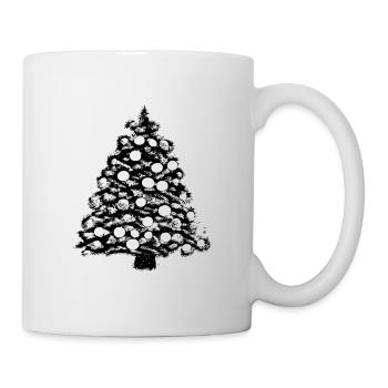 Arbre de Noël Arbre de Noël Vacances Hiver 22 - Mug blanc - blanc - Droite
