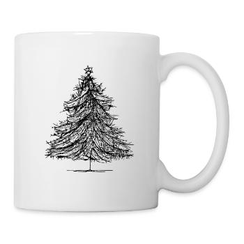 Christmas Tree Christmas Tree Holiday Winter 28 - Mug - white - Right