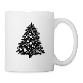Arbre de Noël Arbre de Noël Vacances Hiver 26 - Mug blanc - blanc - Droite
