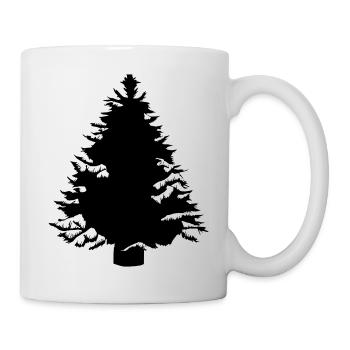 Christmas Tree Christmas Tree Winter Vector 19 - Mug - white - Right
