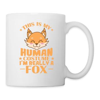 This is my Human Costume I'm really a Fox - Mug - white - Right