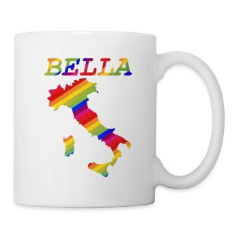 Bella Italia LGBTQ freiheit für die freie Liebe - Tasse - Weiß - Rechts