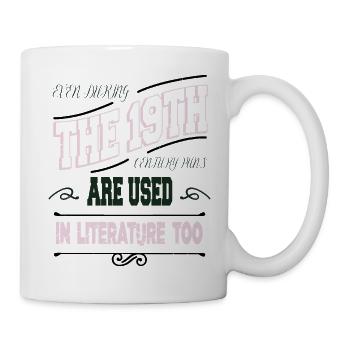 book fan inspirational bibliophile book keeper - Mug - white - Right