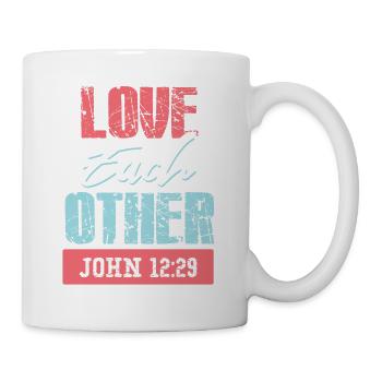 bibelvers liebe jesus spruch - Tasse - Weiß - Rechts