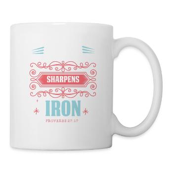bibelvers spruch iron jesus glaube - Tasse - Weiß - Rechts