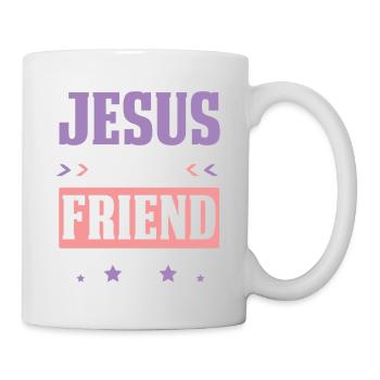 Bible Jesus Friend Proverb - Mug - white - Right