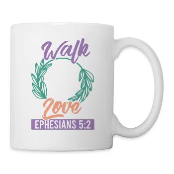 Love Saying Bible verse Jesus - Mug - white - Right