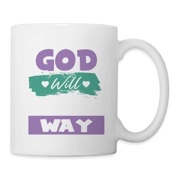 Gott Jesus Glaube - bibelvers - Tasse - Weiß - Rechts