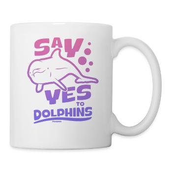 Delfin - Tasse - Weiß - Rechts