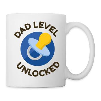 Papa Level - Tasse - Weiß - Rechts