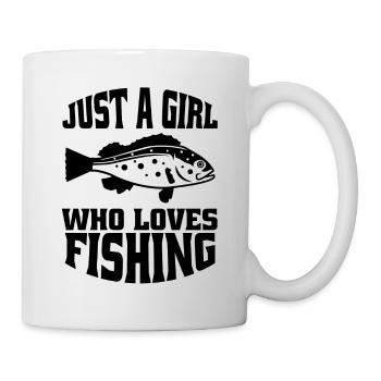 Pêche à la ligne Pêche Pêche Hameçons Femme Pêche - Mug blanc - blanc - Droite
