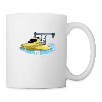 Drag Boat Racing I Drag Boat Driver Speedboat - Tasse - Weiß - Rechts