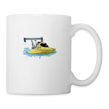Drag Boat Racing I Drag Boat Driver Speedboat - Tasse - Weiß - Rechts