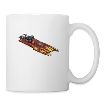 Drag Boat Racing I Drag Boat Driver Speedboat - Tasse - Weiß - Rechts