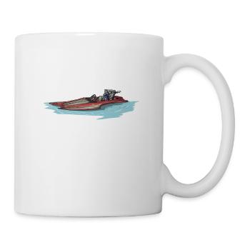 Drag Boat Racing I Drag Boat Driver Speedboat - Mug blanc - blanc - Droite