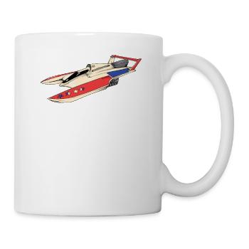 Drag Boat Racing I Drag Boat Driver Speedboat - Tasse - Weiß - Rechts