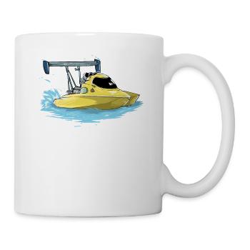 Drag Boat Racing I Drag Boat Driver Speedboat - Tasse - Weiß - Rechts