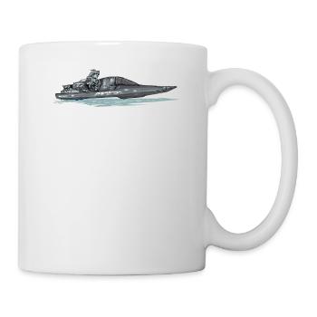 Drag Boat Racing I Drag Boat Driver Speedboat - Tasse - Weiß - Rechts