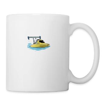 Drag Boat Racing I Drag Boat Driver Speedboat - Tasse - Weiß - Rechts