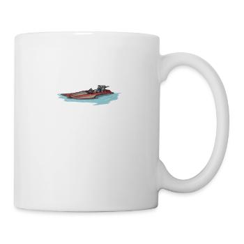 Drag Boat Racing I Drag Boat Driver Speedboat - Tasse - Weiß - Rechts