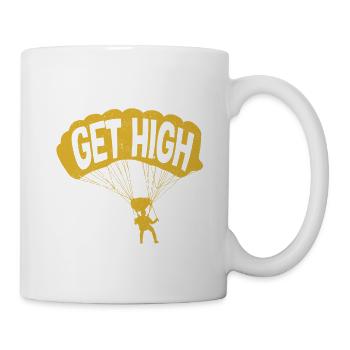 I want to go high skydivers - Mug - white - Right