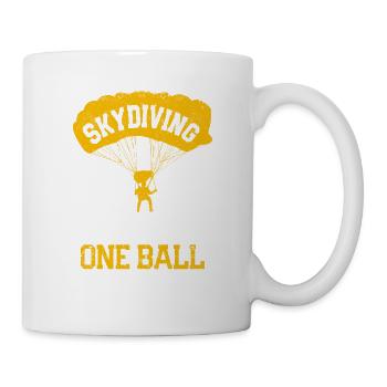 Parachutisme, car pour les autres sports seulement - Mug blanc - blanc - Droite
